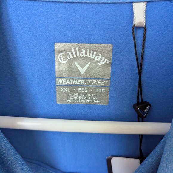 NWT Callaway Golf Weather Series 1/2 Zip Long Sleeve Sweatshirt, XXL - Picture 3 of 5